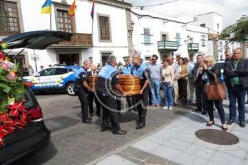 Telde da su último adiós al cabo Rubén Rivero (Foto TA)